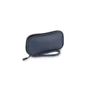 Variante Bleu foncé - Pochette organiseur personnalisable rPET 210D enduit PU avec logo - Kyra