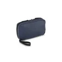 Variante Bleu foncé - Pochette organiseur personnalisable rPET 210D enduit PU avec logo - Napa