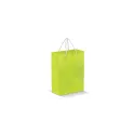 Variante Vert clair - Sac en papier personnalisable grand format 30 x 40 cm avec logo - Grand