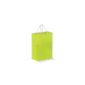 Variante Vert clair - Sac en papier personnalisable petit format 18 x 24 cm avec logo - Petit