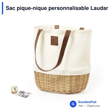 Sac pique-nique personnalisable Laudan avec logo