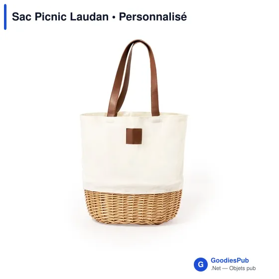 Sac pique-nique personnalisable Laudan avec logo - Image 2