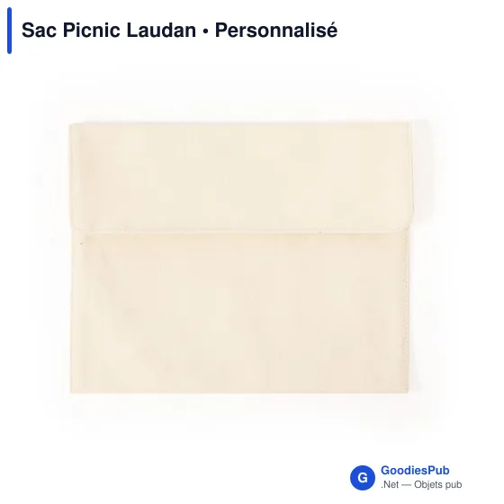 Sac pique-nique personnalisable Laudan avec logo - Image 3