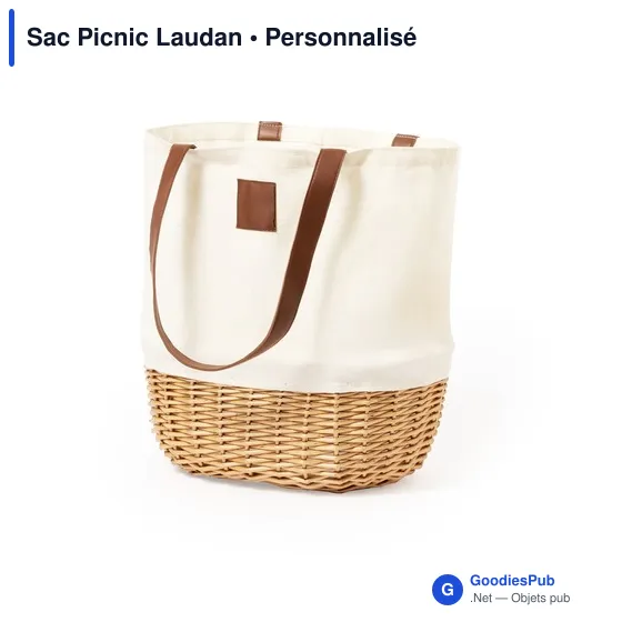 Sac pique-nique personnalisable Laudan avec logo - Image 4