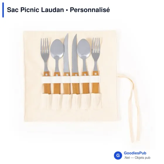 Sac pique-nique personnalisable Laudan avec logo - Image 6