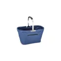Variante Bleu foncé - Sac pique-nique personnalisable pliable en polyester avec logo - Pique-nique