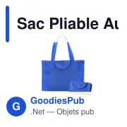 Sac pliable personnalisé Austen avec logo pour entreprises - Miniature 6