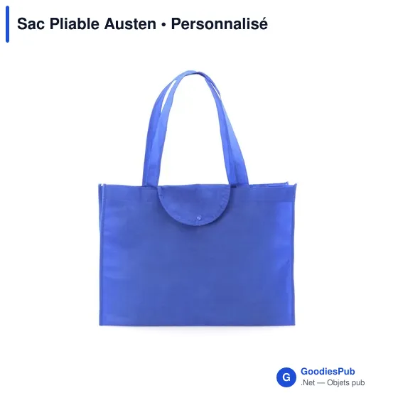 Sac pliable personnalisé Austen avec logo pour entreprises - Image 8