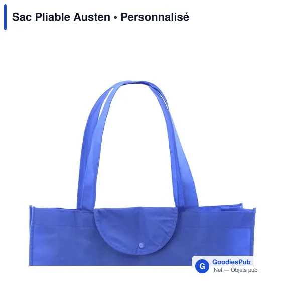 Sac pliable personnalisé Austen avec logo pour entreprises - Image 9