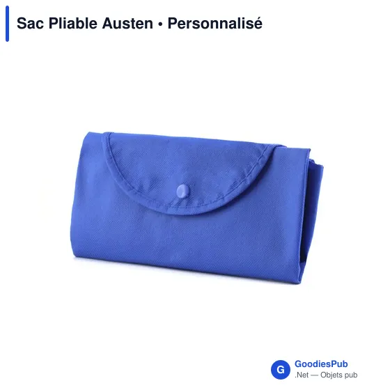 Sac pliable personnalisé Austen avec logo pour entreprises - Image 10