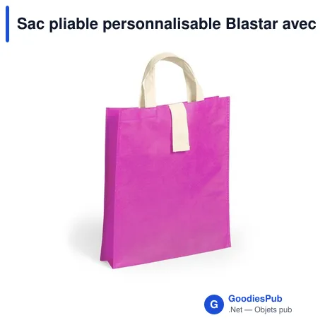 Sac pliable personnalisable Blastar avec logo - Idéal pour vos événements
