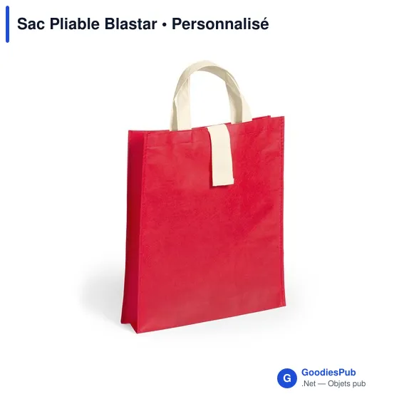 Sac pliable personnalisable Blastar avec logo - Idéal pour vos événements - Image 10
