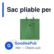 Sac pliable personnalisable Konsum avec logo - Idéal pour vos événements - Miniature 2