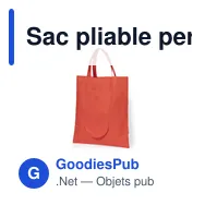 Sac pliable personnalisable Konsum avec logo - Idéal pour vos événements - Miniature 11