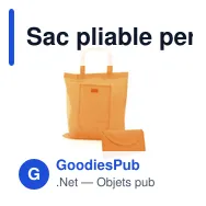 Sac pliable personnalisable Konsum avec logo - Idéal pour vos événements - Miniature 12