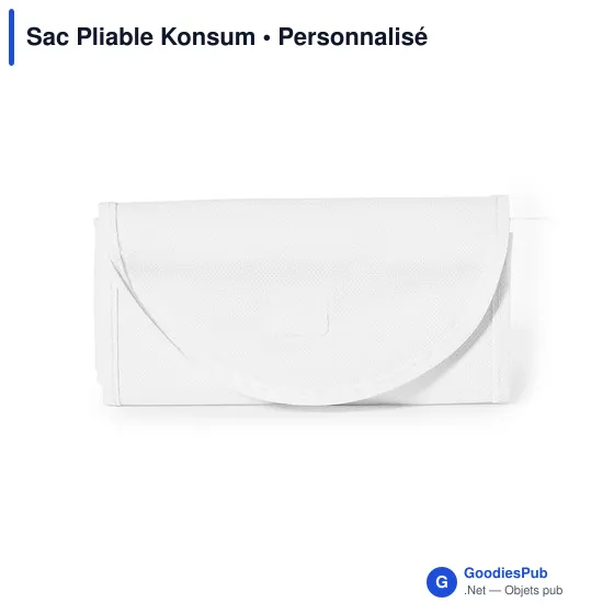 Sac pliable personnalisable Konsum avec logo - Idéal pour vos événements - Image 9