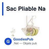 Sac Pliable Nacry - Miniature 1