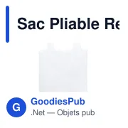 Sac Pliable Restun - Miniature 1