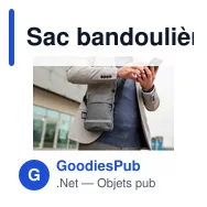 Sac bandoulière personnalisable B'RIGHT RPET avec logo - Miniature 10