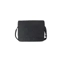 Variante gris foncé - Sac postier porte-ordinateur en feutre rPET Layla
