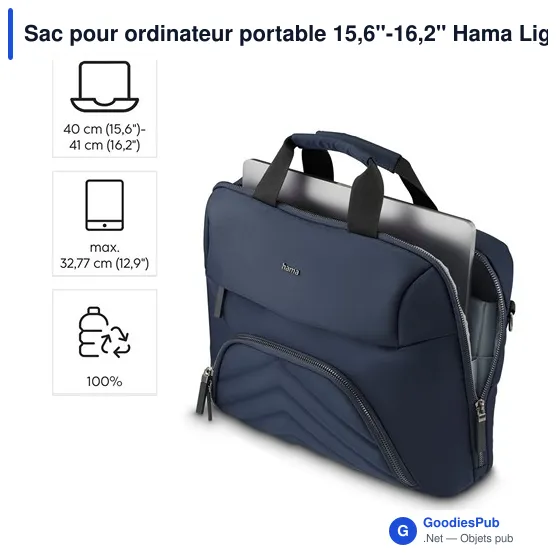 Sac pour ordinateur portable 15,6"-16,2" Hama Lightweight Premium - Image 18