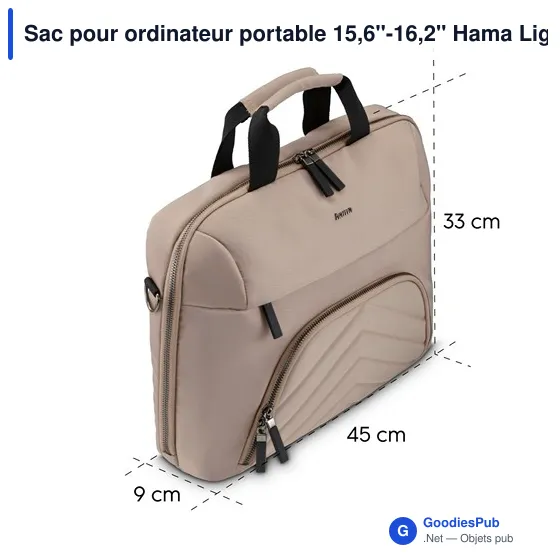 Sac pour ordinateur portable 15,6"-16,2" Hama Lightweight Premium - Image 6