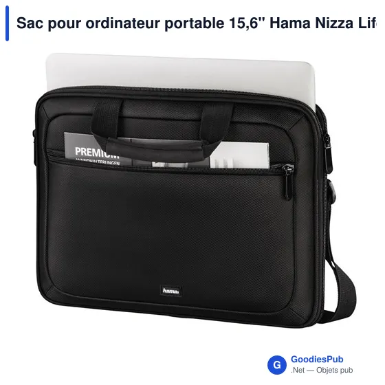 Sac pour ordinateur portable 15,6" Hama Nizza Life - Image 2