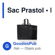 Tote bag personnalisable avec logo pour entreprises - Miniature 3