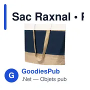 Sac de plage personnalisable Raxnal avec logo en jute - Miniature 3