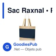 Sac de plage personnalisable Raxnal avec logo en jute - Miniature 4