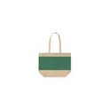 Variante vert - Sac de plage personnalisable Raxnal avec logo en jute