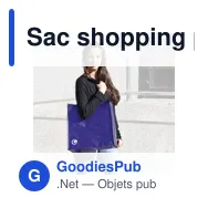 Sac shopping personnalisable en laminé biodégradable - Sac Recycleavec logo - Miniature 5