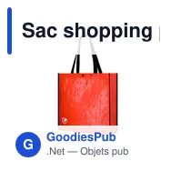 Sac shopping personnalisable en laminé biodégradable - Sac Recycleavec logo - Miniature 8