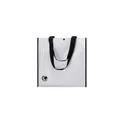 Variante blanc - Sac shopping personnalisable en laminé biodégradable - Sac Recycleavec logo