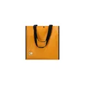 Variante orange - Sac shopping personnalisable en laminé biodégradable - Sac Recycleavec logo