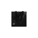 Variante noir - Sac shopping personnalisable en laminé biodégradable - Sac Recycleavec logo