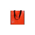 Variante rouge - Sac shopping personnalisable en laminé biodégradable - Sac Recycleavec logo