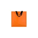 Variante orange - Sac shopping personnalisable Rhyker avec logo - Blanc