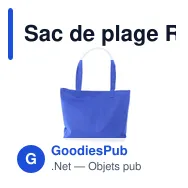 Sac de plage Rubby personnalisable avec logo - Miniature 9