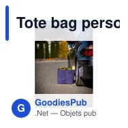 Tote bag personnalisé vert avec logo entreprise - Miniature 4