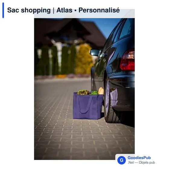 Tote bag personnalisé vert avec logo entreprise - Image 4