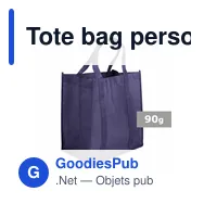 Tote bag personnalisé vert avec logo entreprise - Miniature 9