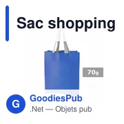 Sac shopping personnalisable Boden avec logo - Idéal pour vos événements - Miniature 1