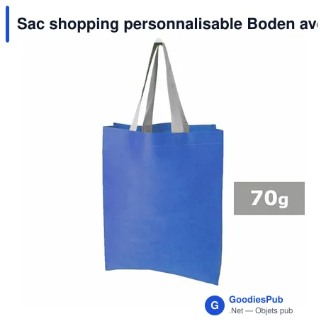 Sac shopping personnalisable Boden avec logo - Idéal pour vos événements