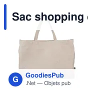 Sac shopping en chanvre Ludwig - Miniature 1