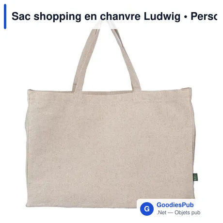 Sac shopping en chanvre Ludwig