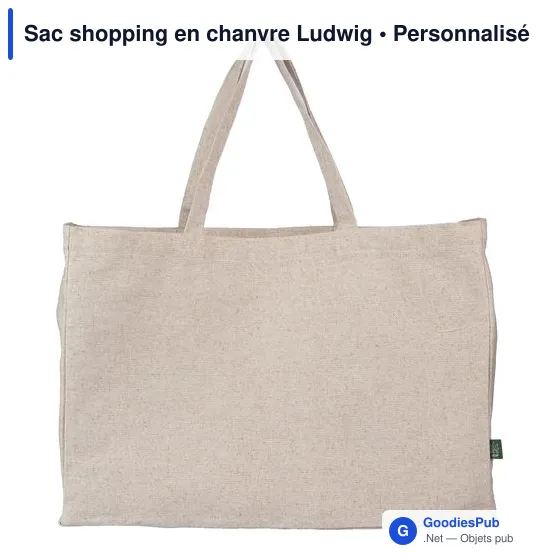 Sac shopping en chanvre Ludwig - Image 1