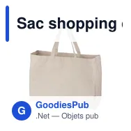 Sac shopping en chanvre Ludwig - Miniature 2