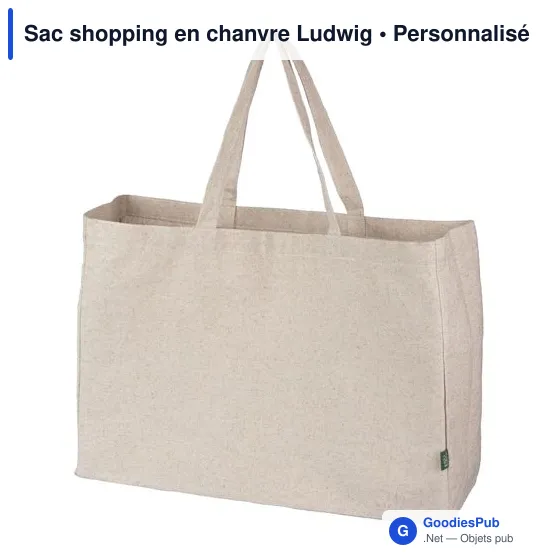 Sac shopping en chanvre Ludwig - Image 2