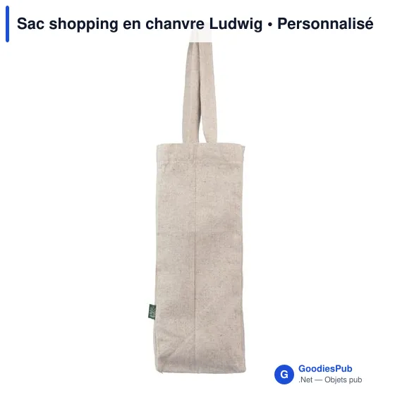 Sac shopping en chanvre Ludwig - Image 3